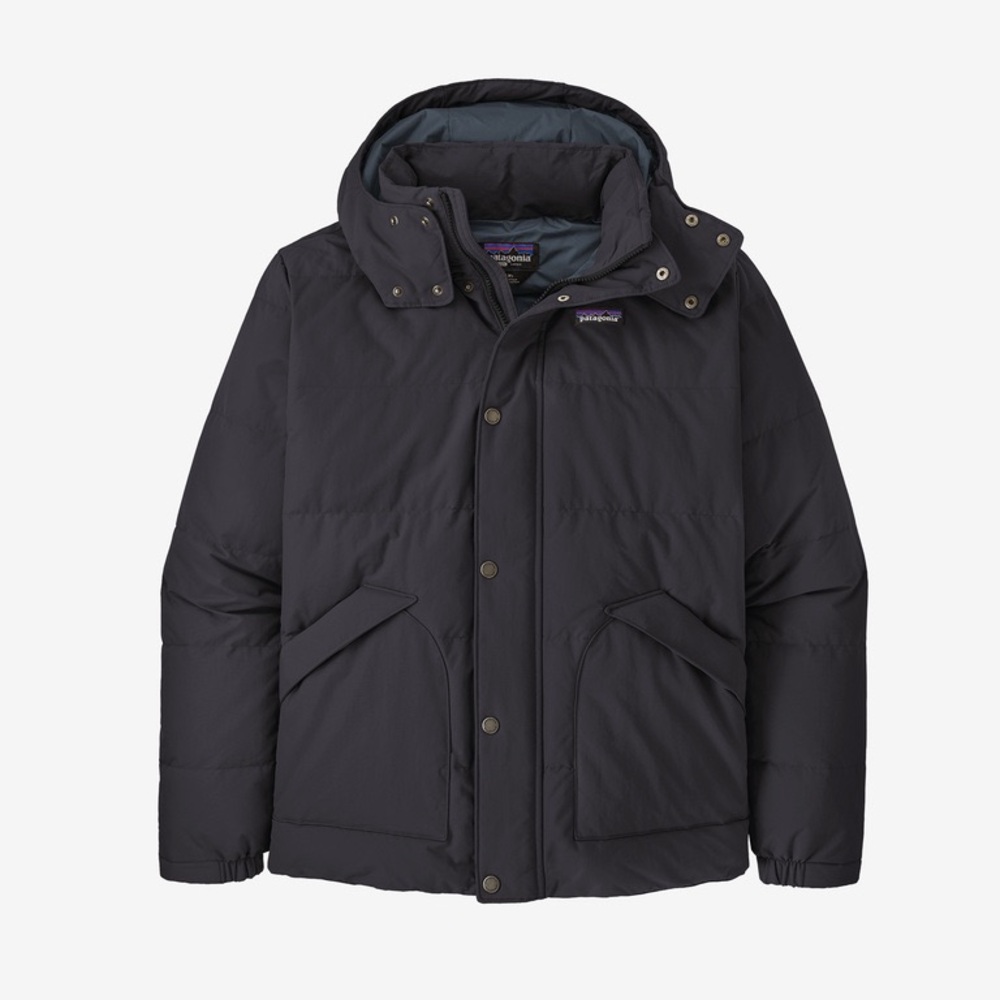 Patagonia Men's Small Downdrift Jacket Insulated Down Winter Coat Ink Black NEW
